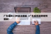 广东麻将13种胡法图解（广东麻将胡牌规则图解）